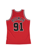 Mitchell & Ness Apparel Mitchell And Ness Nba Swingman Road Jersey Bulls 1997 Dennis Rodman