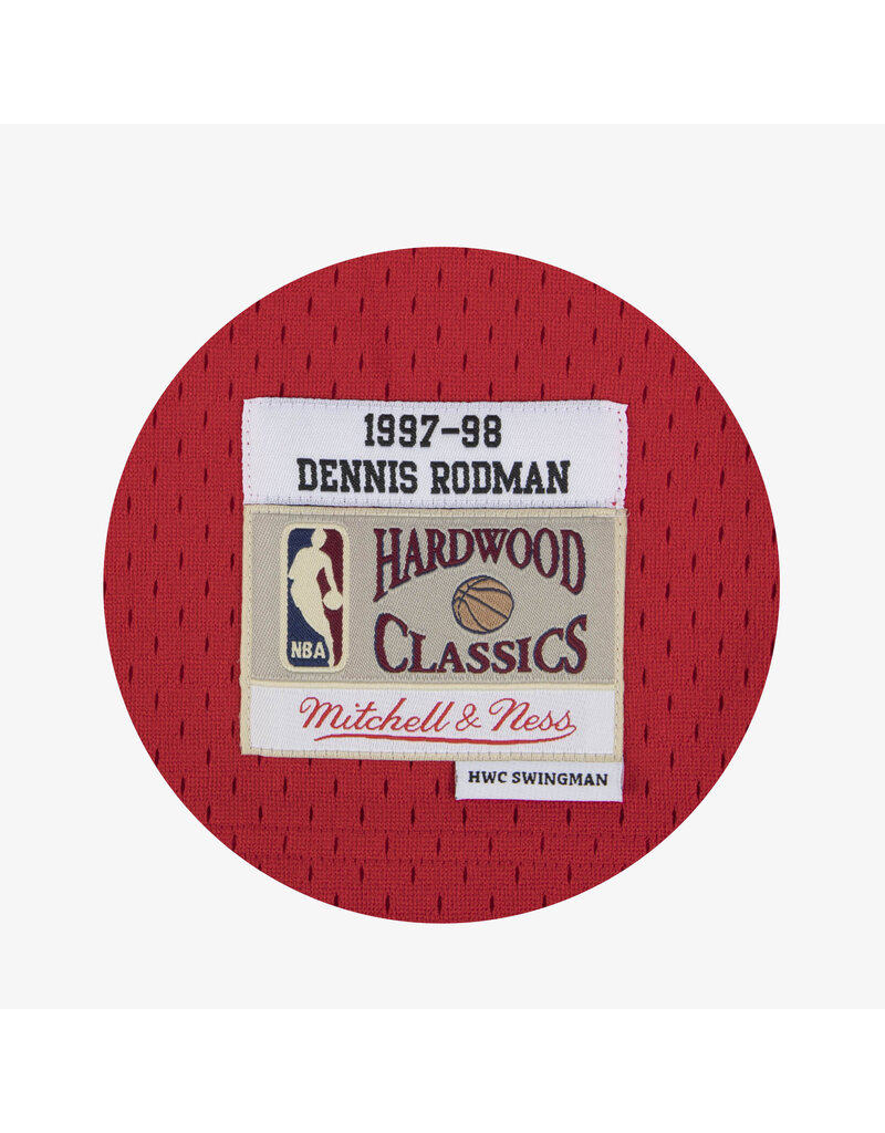 Mitchell & Ness Apparel Mitchell And Ness Nba Swingman Road Jersey Bulls 1997 Dennis Rodman