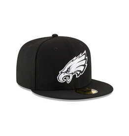 New Era Nfl 5950 League Basic Phieag- Black/White