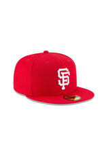 New Era Mlb Basic 5950 Safgia Sca- Red/White