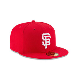 New Era Mlb Basic 5950 Safgia Sca- Red/White