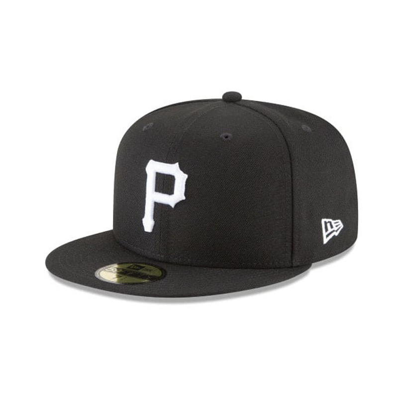 New Era Mlb Basic 5950 Pitpir- Black/White