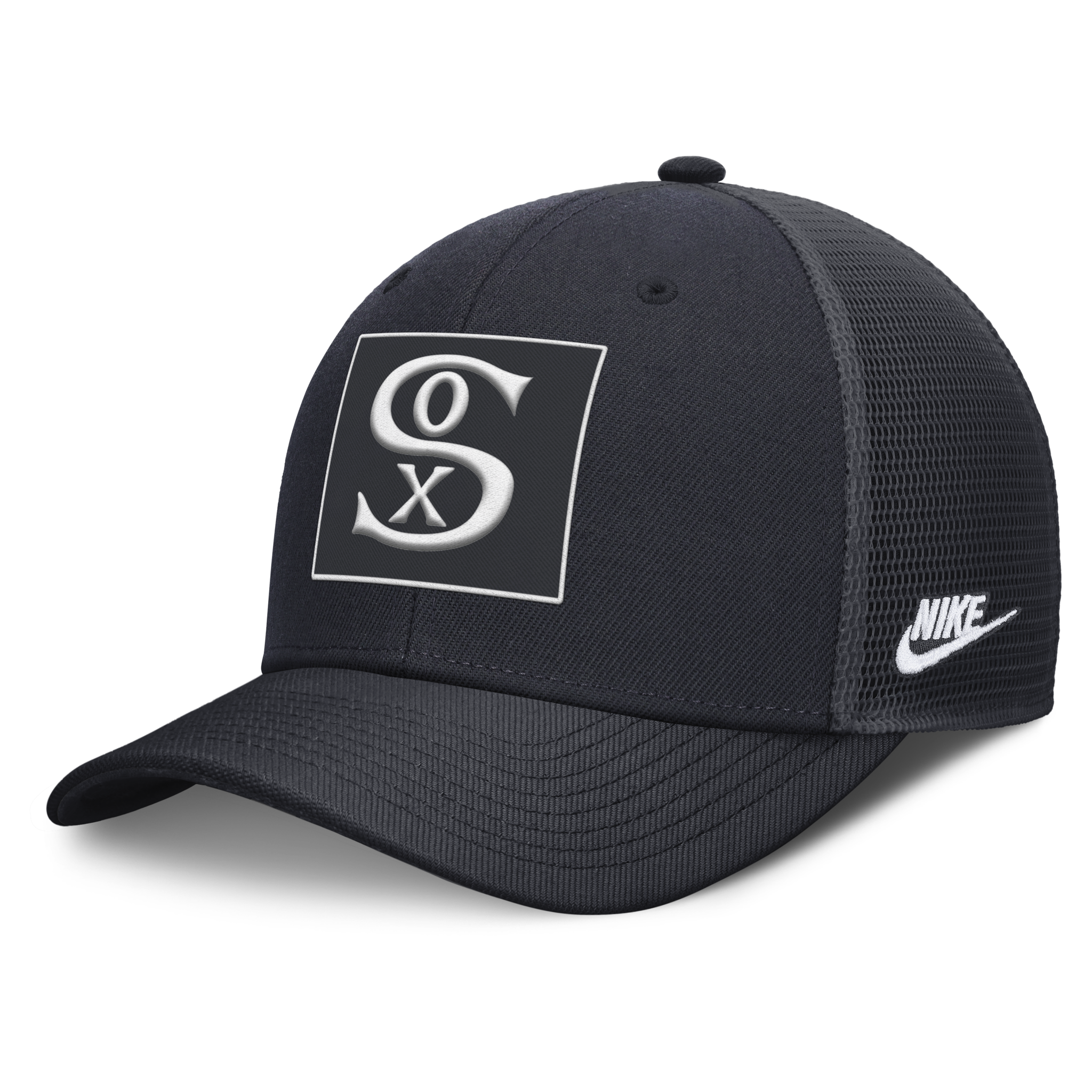 Nike Nike Unisex White SOX Cap- Black /Black