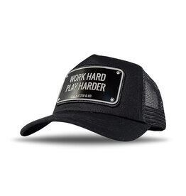 John Hatter Work Hard Play Harder- Full Black