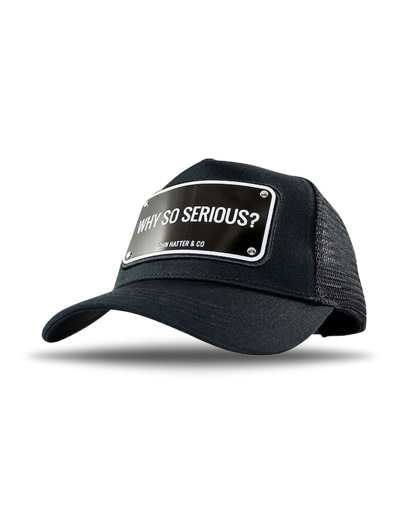 John Hatter Why So Serious ?-  Black/Black