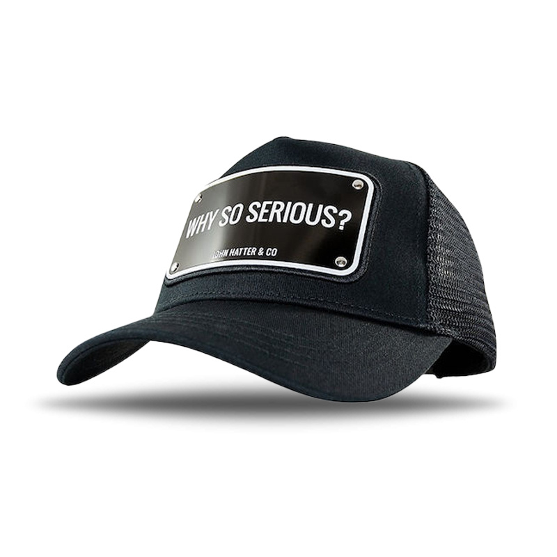 John Hatter Why So Serious ?-  Black/Black