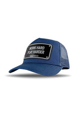 John Hatter Work Hard Play Harder- Navy