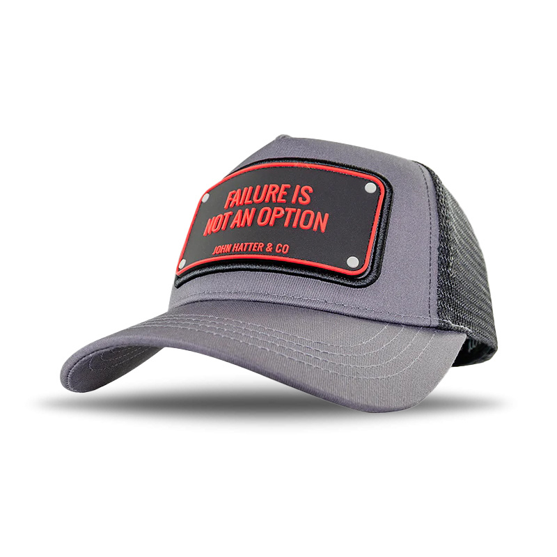 John Hatter Failure Is Not An Option- Grey/Black