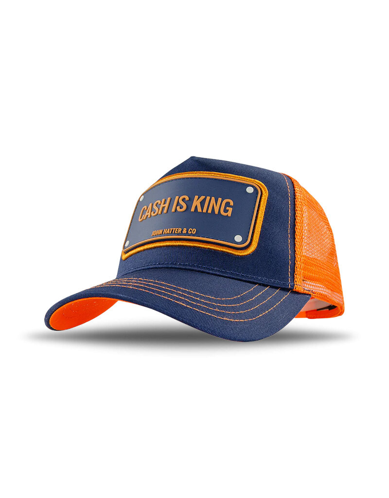 John Hatter Cash Is King- Dark Blue/Orange