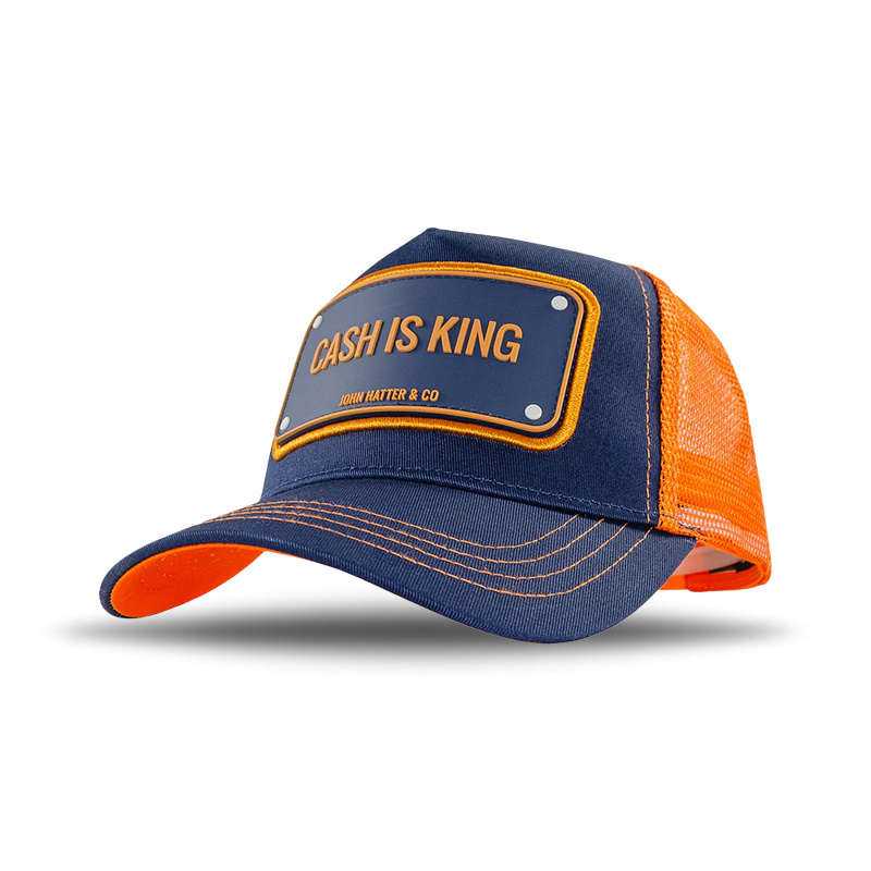 John Hatter Cash Is King- Dark Blue/Orange