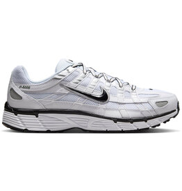 Nike Nike P-6000- White/Black-Mtlc/Silver Black
