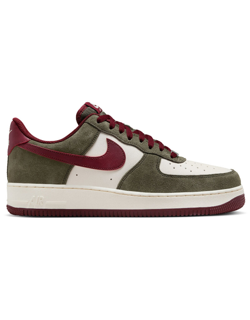 Nike Air Force 1 07 Lv8 Rugby- Cargo Khaki/ Dark Team Red