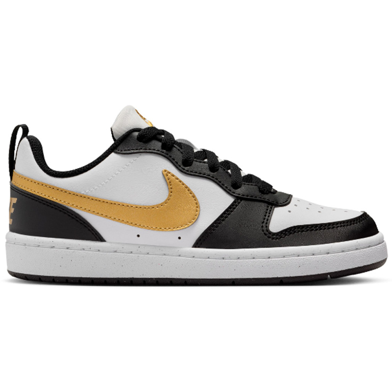 Nike Court Borough Low Recraft Bg- Black/Mtlc Gold-Black/White