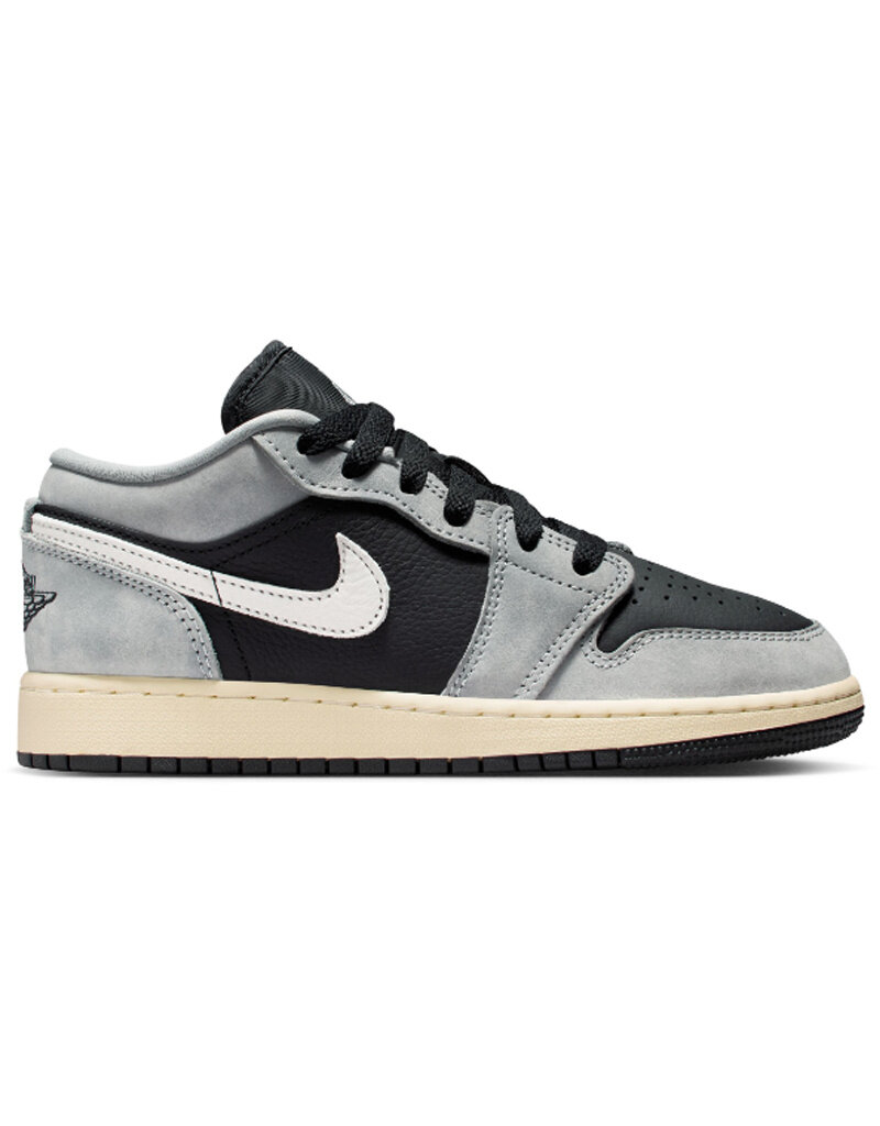 Jordan Air Jordan 1 Low Se Bg- Lt Smoke Grey/Black-Sail