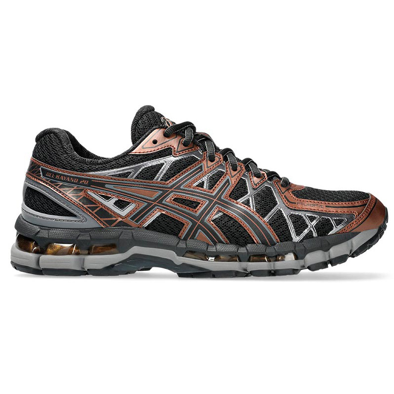 Asics Gel-Kayano 20- Black/Reddish Brown