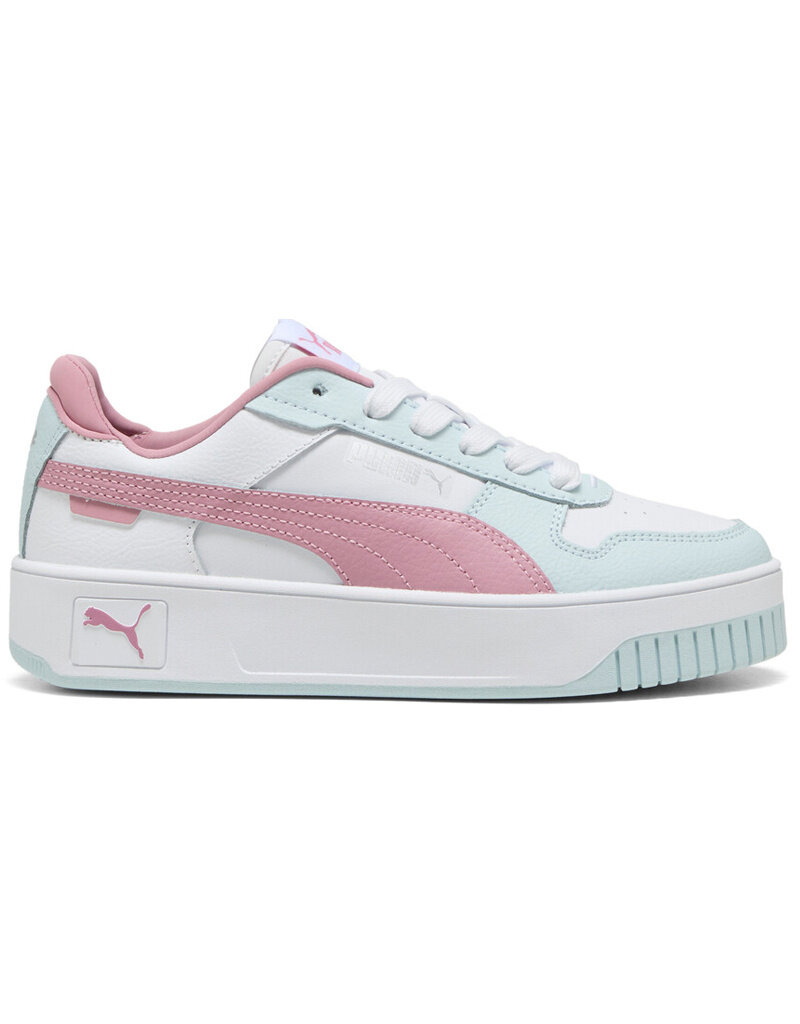 Puma Carina Street JR-White/Poised Pink/Sea Glass