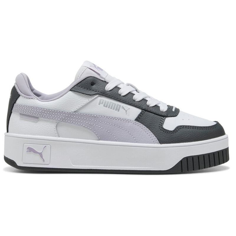 Puma Carina Street JR-White/Lilac/Gray
