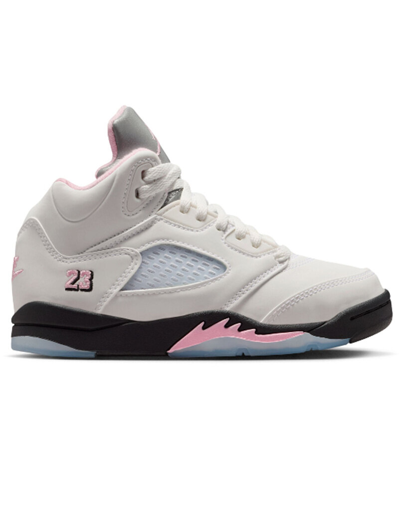 Jordan Kids Jordan 5 Retro Og Bp- White/Med Soft Pink/Black