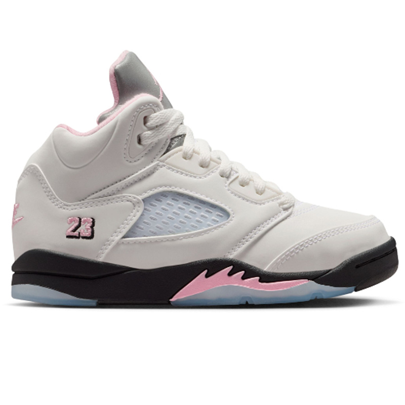 Jordan Kids Jordan 5 Retro Og Bp- White/Med Soft Pink/Black