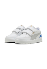 Puma Shuffle Downtown Lo V PS -White/Lt Grey/Blue
