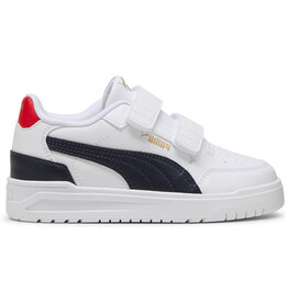 Puma K Shuffle Downtown Lo V PS -White/Navy/Red