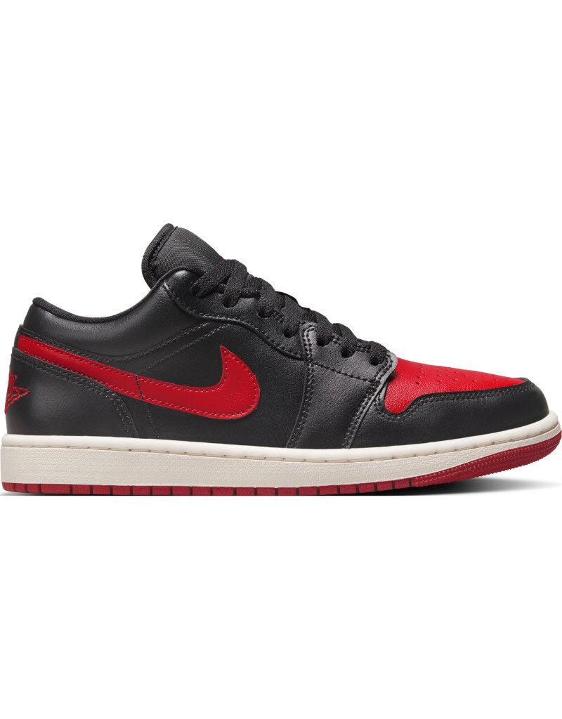Jordan Wmns Air Jordan 1 Low- Black/Gym Red-Sail