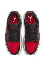 Jordan Wmns Air Jordan 1 Low- Black/Gym Red-Sail Jordan Wmns Air Jordan 1 Low- Black/Gym Red-Sail
