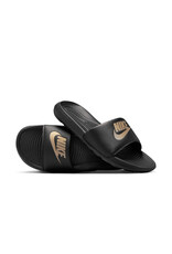 Nike Slides Nike Victori One Slide- Black/Mtlc Gold-Black