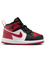 Jordan Td Jordan 1 Mid Se Bt- Black/Varsity Red-White