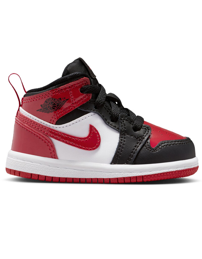 Jordan Td Jordan 1 Mid Se Bt- Black/Varsity Red-White