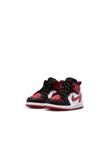 Jordan Td Jordan 1 Mid Se Bt- Black/Varsity Red-White