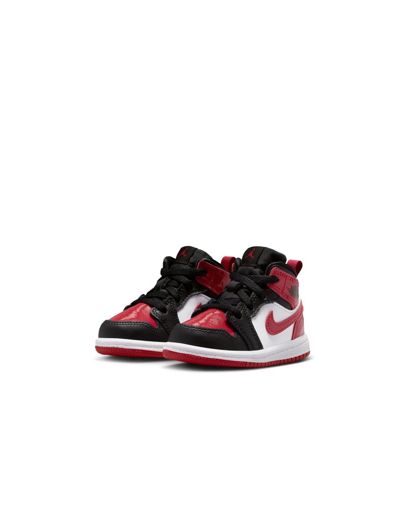 Jordan Td Jordan 1 Mid Se Bt- Black/Varsity Red-White