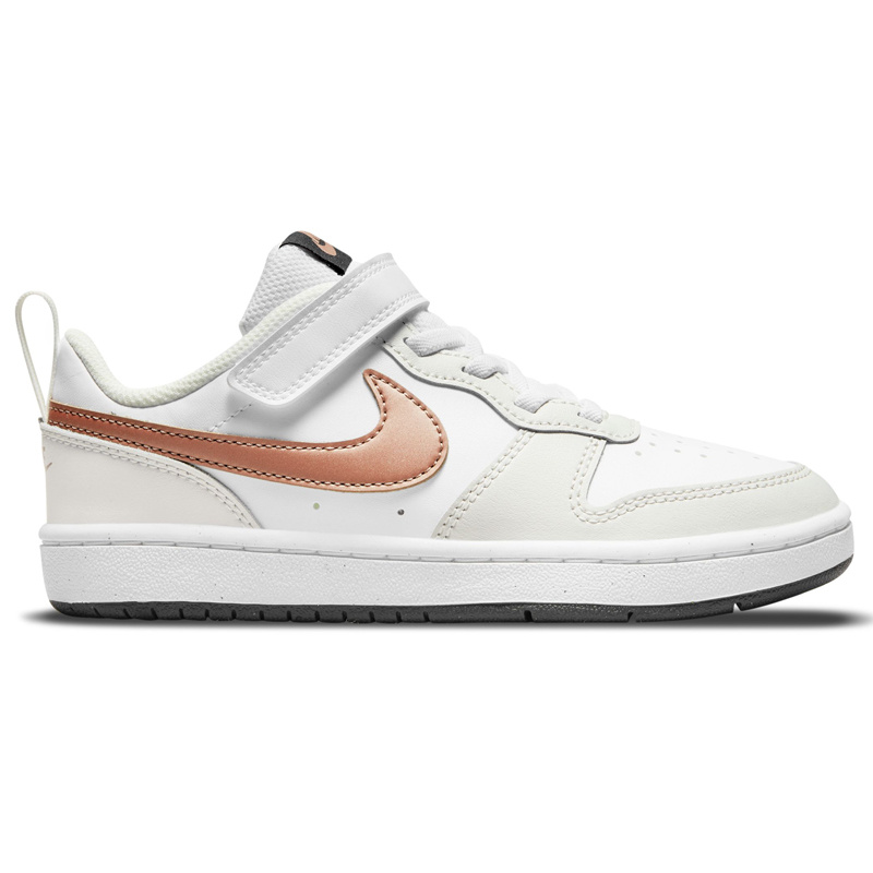 Nike Court Borough Low 2 Rb Bpv- White/Metalic Bronze