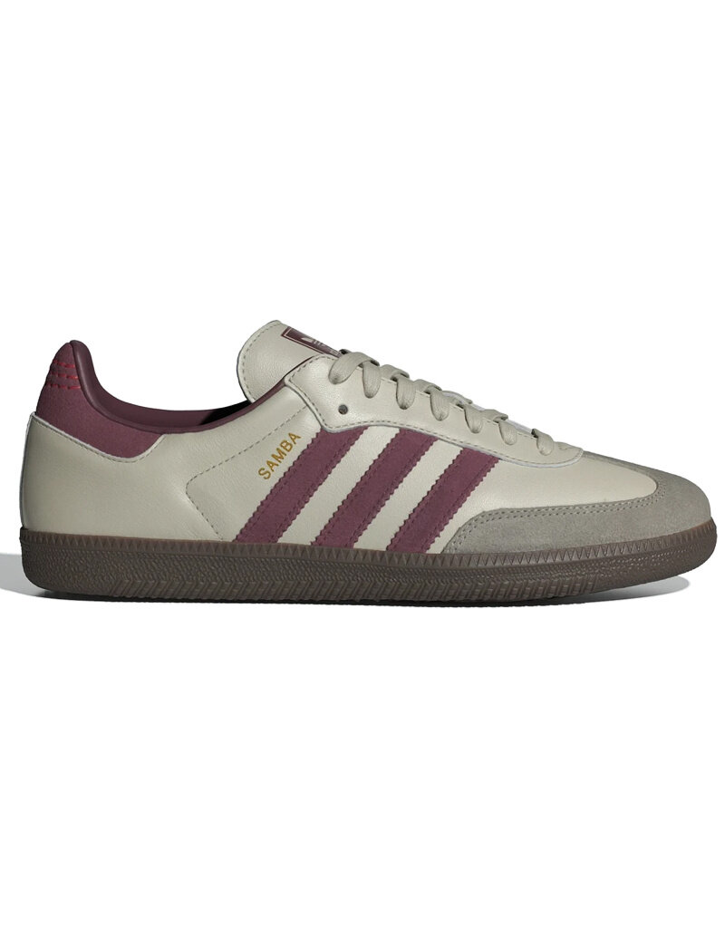 Adidas Samba Og Low- Putty Grey/Maroon