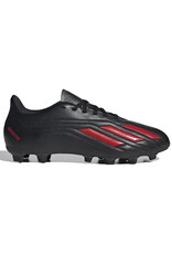 Adidas Deportivo Ii Flexible Ground Football Shoes- Black/Red/Red