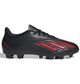 Adidas Deportivo Ii Flexible Ground Football Shoes- Black/Red/Red