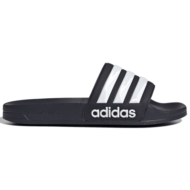 Adidas Adilette Shower Slides- Legend Ink/Cloud White