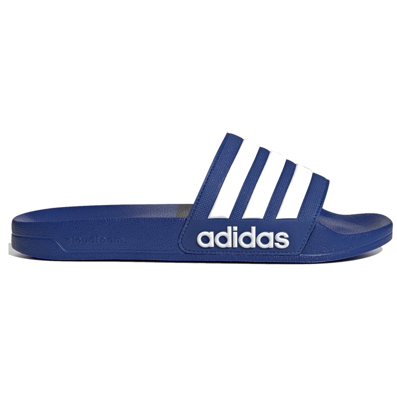 Adidas Adilette Shower Badslippers- Blue/White