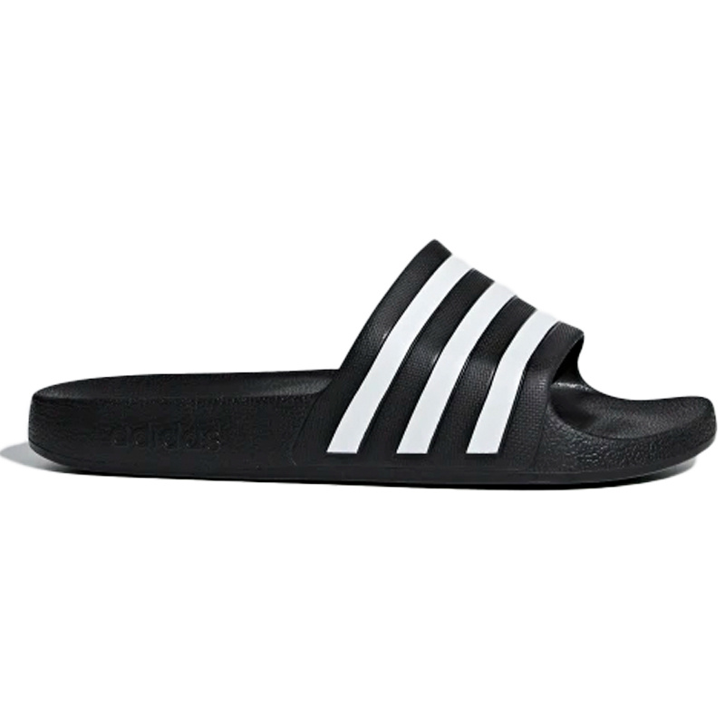 Adidas Adilette Aqua Slides- Core Black/Cloud White