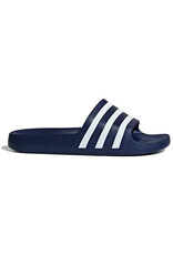 Adidas Adilette Aqua Slides- Dark Blue/Loud White