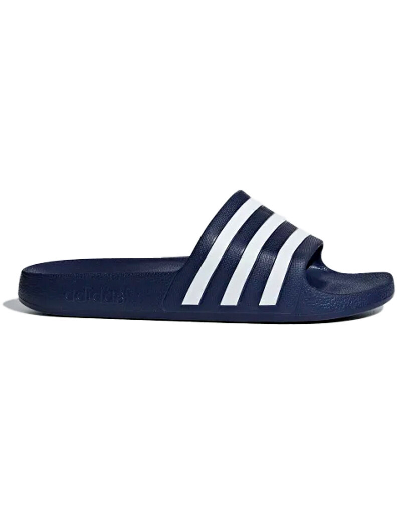 Adidas Adilette Aqua Slides- Dark Blue/Loud White