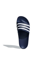 Adidas Adilette Aqua Slides- Dark Blue/Loud White