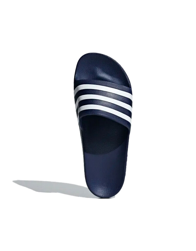 Adidas Adilette Aqua Slides- Dark Blue/Loud White