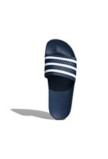 Adidas Adilette Slides - Blue/White