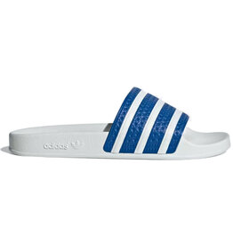 Adidas Kids Adilette Badslippers- Blue/White