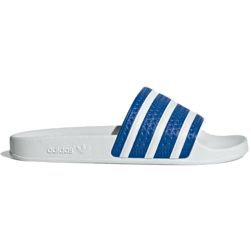 Adidas Kids Adilette Badslippers- Blue/White