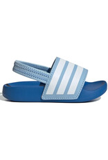 Adidas Kids Adilette Estrap Badslippers- Royal Blue/White