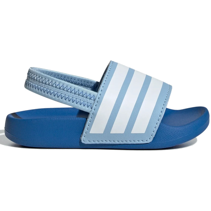 Adidas Kids Adilette Estrap Badslippers- Royal Blue/White