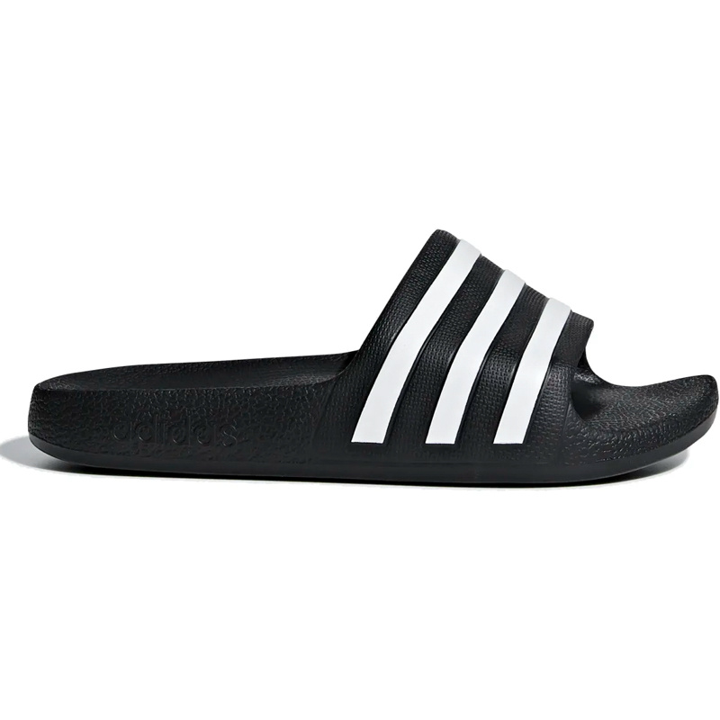 Adidas Kids Adilette Aqua Badslippers- Black/White