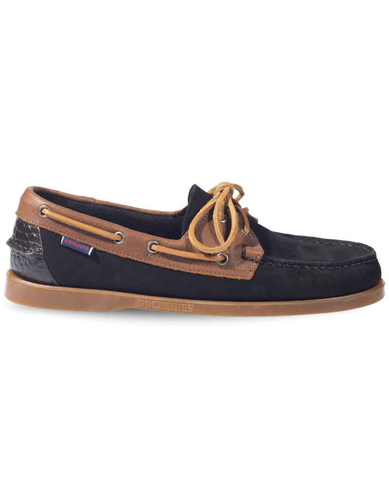 Sebago Portland Multiple-Black/Whisky Brown